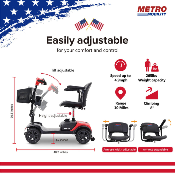 Metro Mobility M1 LITE Mobility Scooter