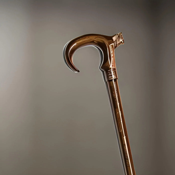 Majestic Heirloom: Artisan Walking Cane with Exquisite Vintage Details