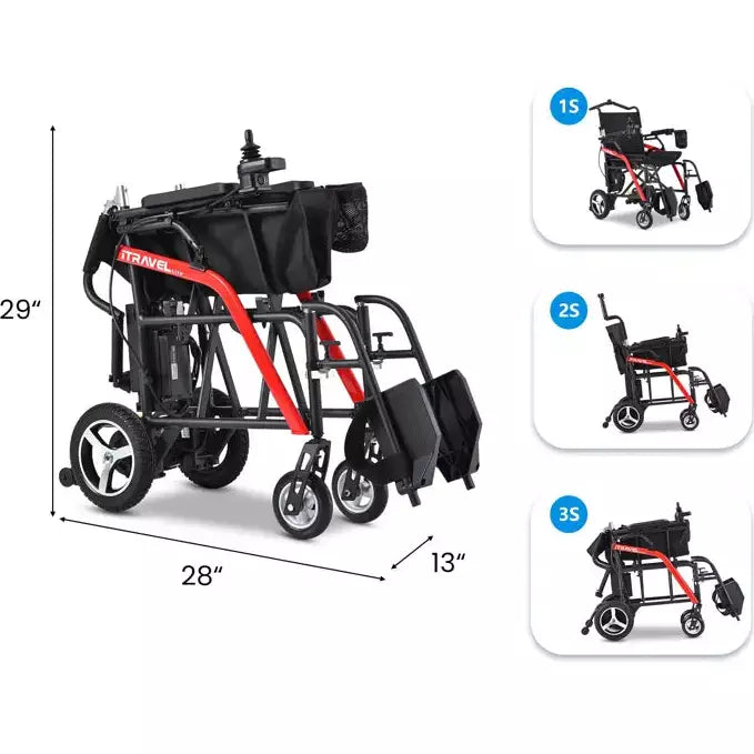 Metro Mobility ITRAVEL LITE Portable Electric Wheelchair