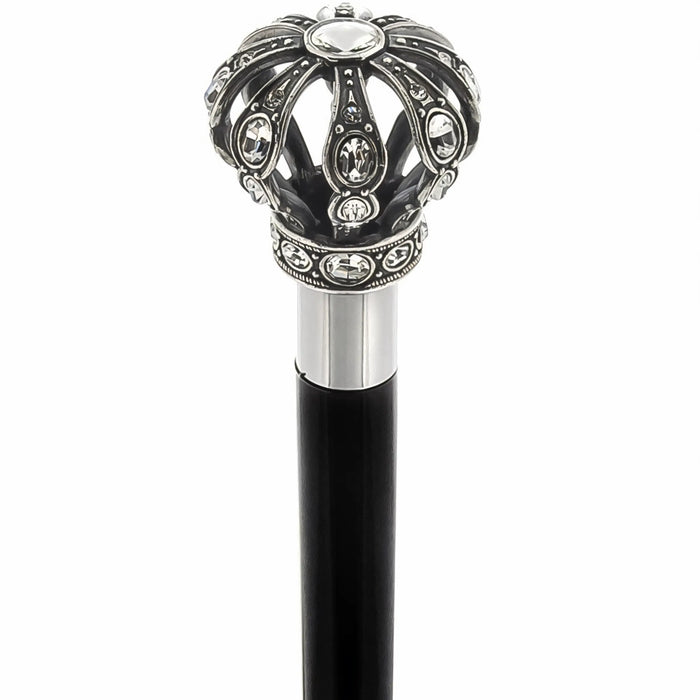 Crystal Elegance Copper Walking Stick – Antique Chic Designer Edition