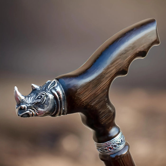 Rhinoceros Walking Stick – A Chic Companion for Every Step