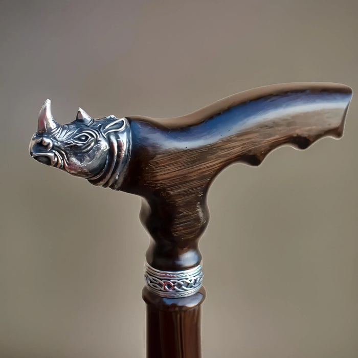 Rhinoceros Walking Stick – A Chic Companion for Every Step