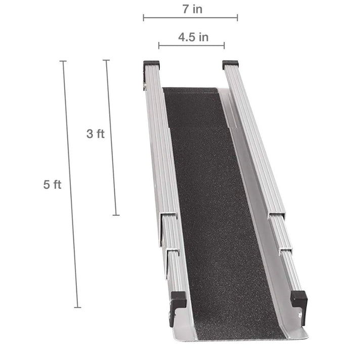 Meducare Retractable Lightweight Portable Powerchair Ramp