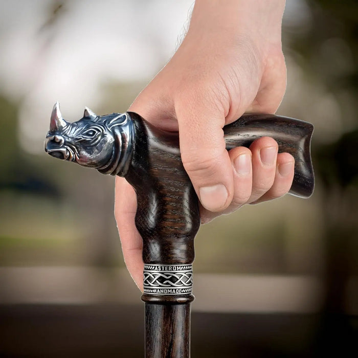 Rhinoceros Walking Stick – A Chic Companion for Every Step