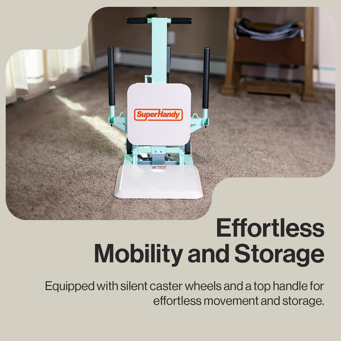 SuperHandy GoRise FC - Electric Floor to Chair Lift Assistance - Seat Transfer, 400Lbs Weight Limit