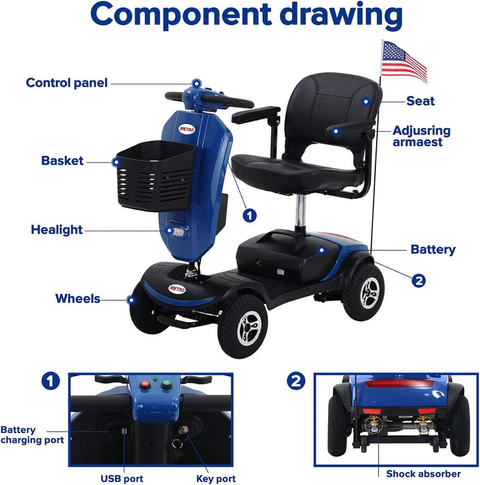 Metro Mobility PATRIOT Mobility Scooter