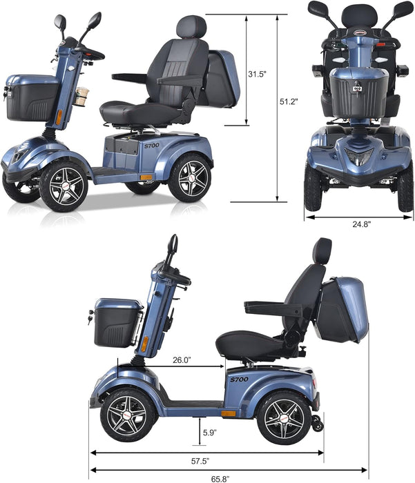 Metro Mobility S700 Heavy Duty Mobility Scooter