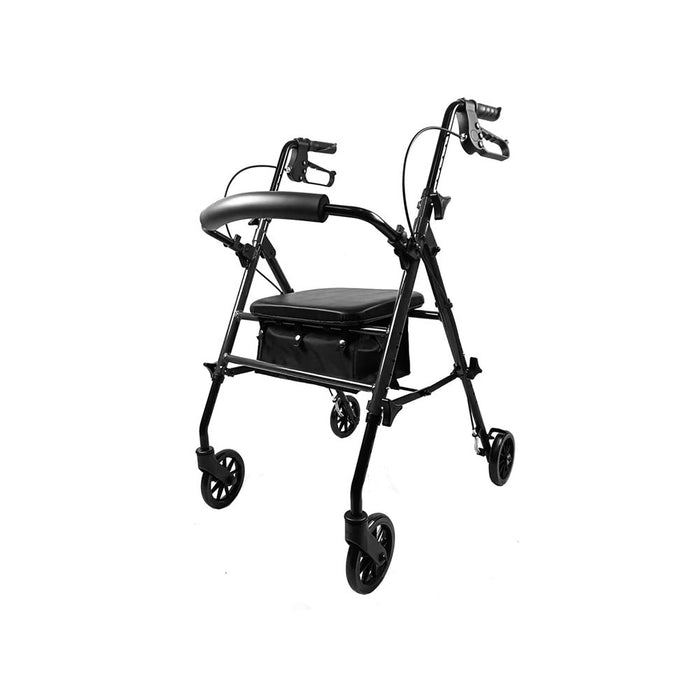 Rhythm Healthcare Height Adjustable Rollator with 6" Casters