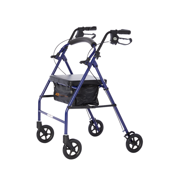 Rhythm Healthcare Royal - Steel 4 Wheel Rollator