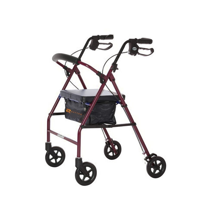 Rhythm Healthcare Royal - Steel 4 Wheel Rollator