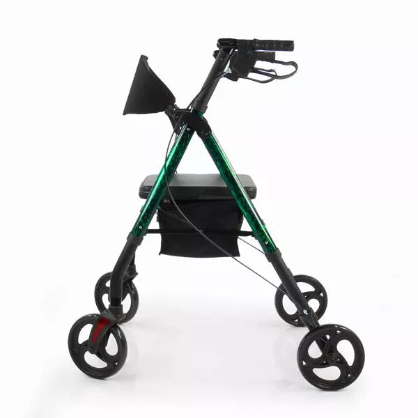 Rhythm Healthcare Royal Deluxe Universal - Aluminum 4 Wheel Rollator with Universal Height Adjustment