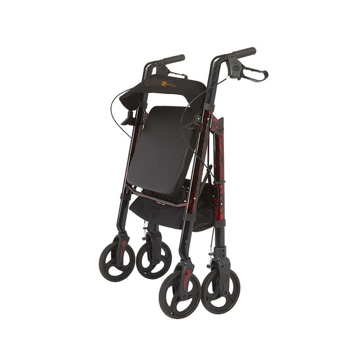 Rhythm Healthcare Regal - Bariatric Aluminum 4 Wheel Rollator with Universal Height Adjustment