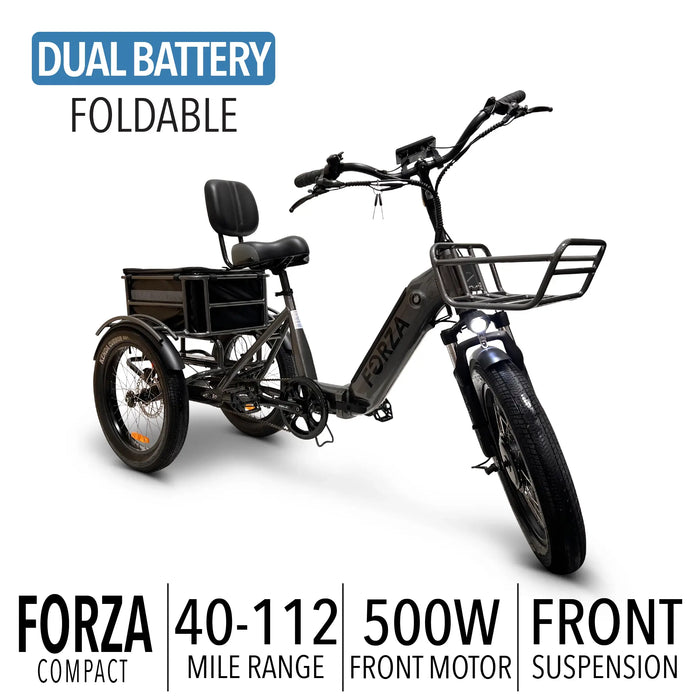 ComfyGO FORZA Compact Foldable Electric Tricycle