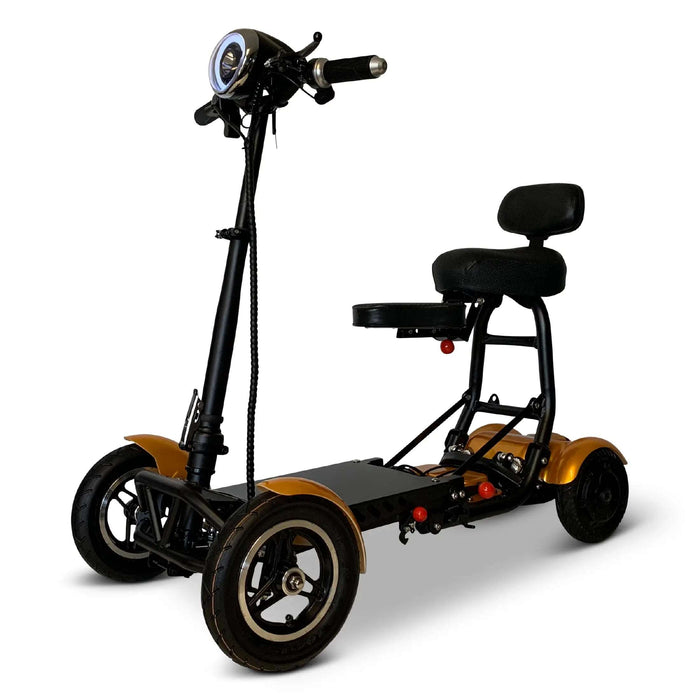Gold ComfyGO MS-3000 Foldable Mobility Scooter