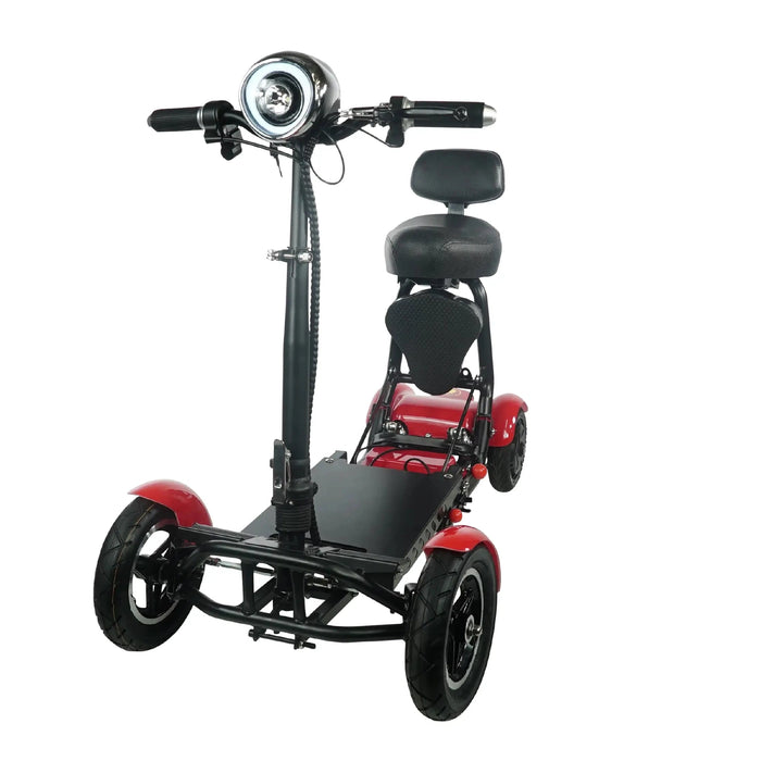 Red ComfyGO MS-3000 Foldable Mobility Scooter