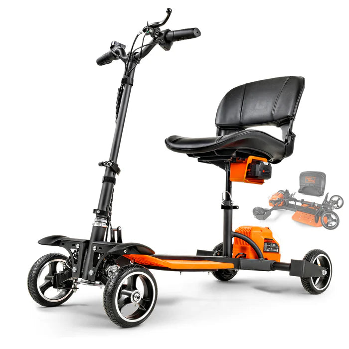 SuperHandy Passport Pro Mobility Scooter - Foldable, 48V Li-Ion Battery, 330lbs Load