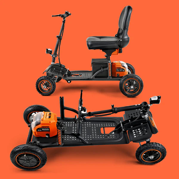 SuperHandy Explorer Mobility Scooter - Heavy-Duty Design, 48V 2Ah Battery, 350 lb Capacity