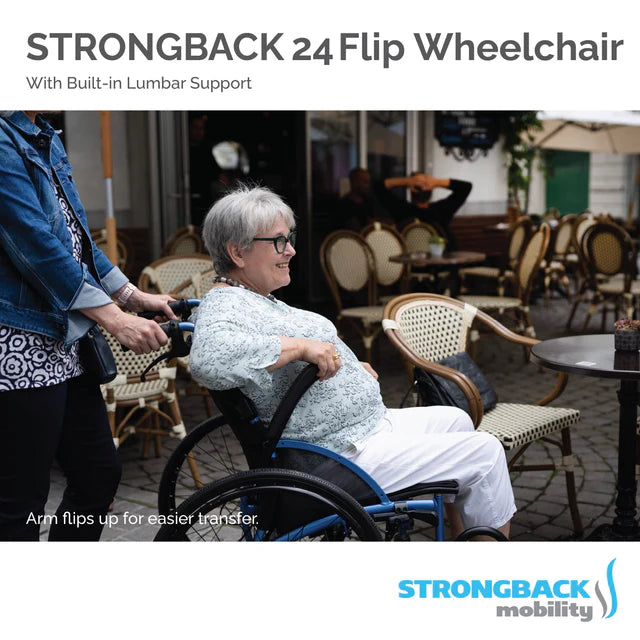 STRONGBACK 24 Flip Wheelchair | Compact and Versatile (1019-Parent)