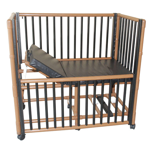 MJM Wood Tone Pediatric Crib Bed