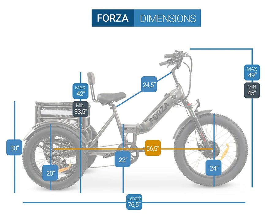 ComfyGO FORZA Electric Tricycle