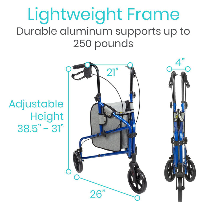 Vive Health 3 Wheel Rollator PACK 2