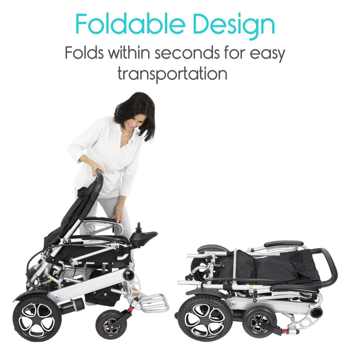 Vive Folding Power Wheelchair