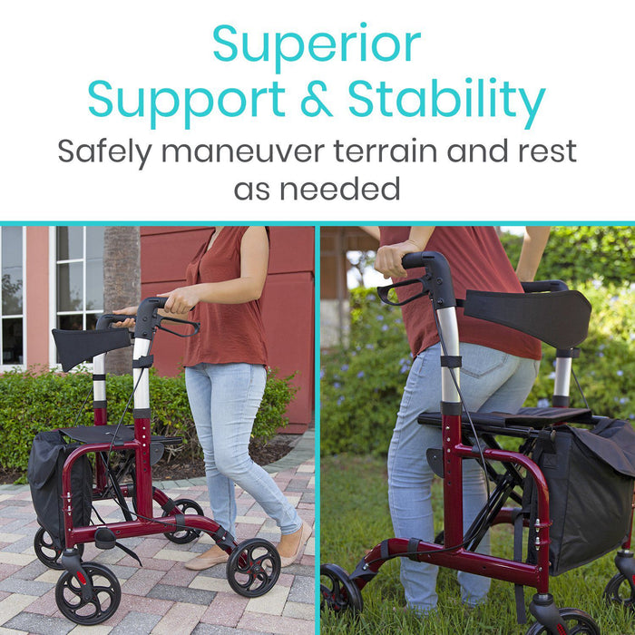 Vive Health Wheelchair Rollator