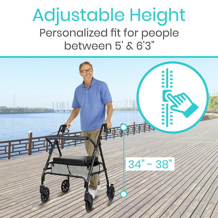 Vive Health Bariatric Rollator