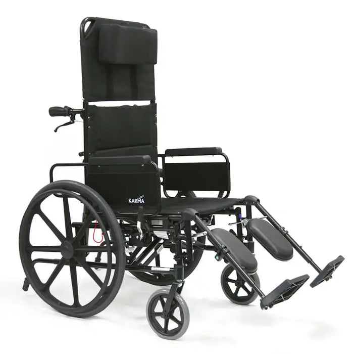 Karman KM-5000 Recliner Wheelchair - Lower back pain and Pressiure sores Relief
