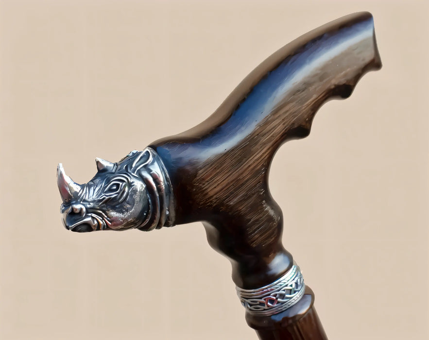 Rhinoceros Walking Stick – A Chic Companion for Every Step