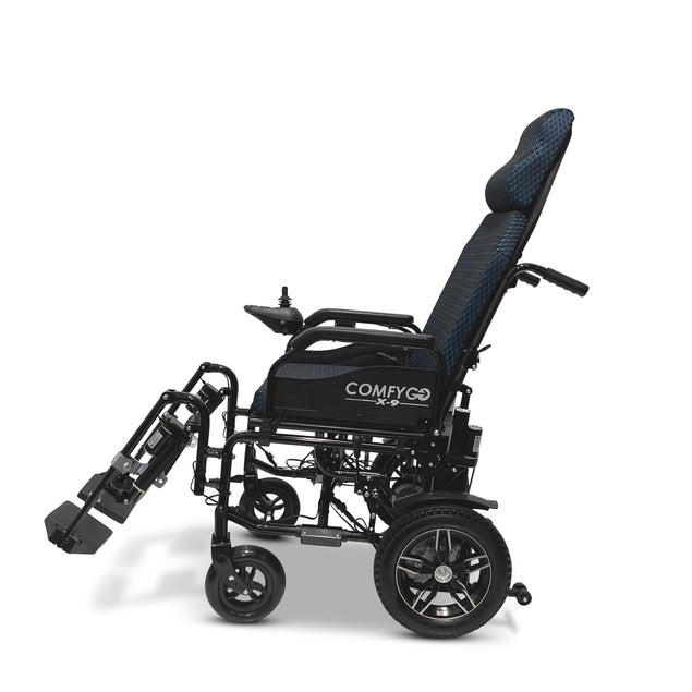 ComfyGo X-9 Remote Controlled Electric Wheelchair, Automatic Reclining
