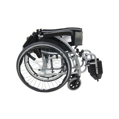 Karman 25 lbs Ultra Light Ergonomic S-ERGO-115 Manual Wheelchair with Removable Footrest