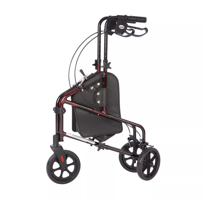 Rhythm Healthcare Rally Lite - Aluminum 3 Wheel Walker with Tote