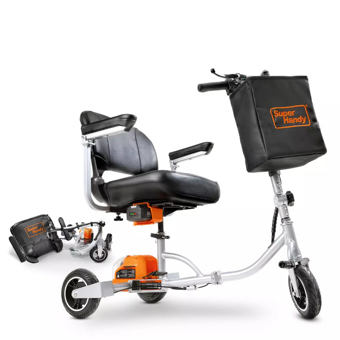 SuperHandy Passport Plus Mobility Scooter - 48V 2Ah Battery, 330 Lb Max Weight