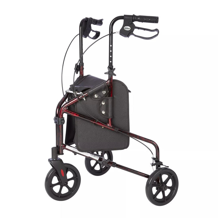 Rhythm Healthcare Rally Lite - Aluminum 3 Wheel Walker with Tote