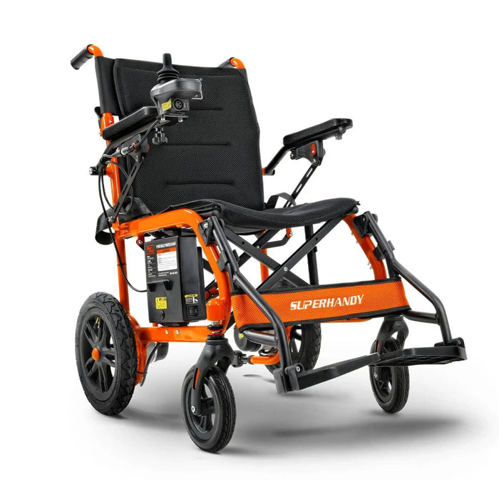 SuperHandy GoRide Electric Wheelchair - 24V 6Ah Battery, 220 Lbs Max Weight