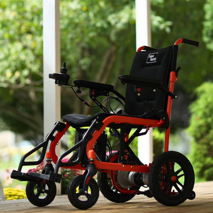 SuperHandy GoRide Electric Wheelchair - 24V 6Ah Battery, 220 Lbs Max Weight