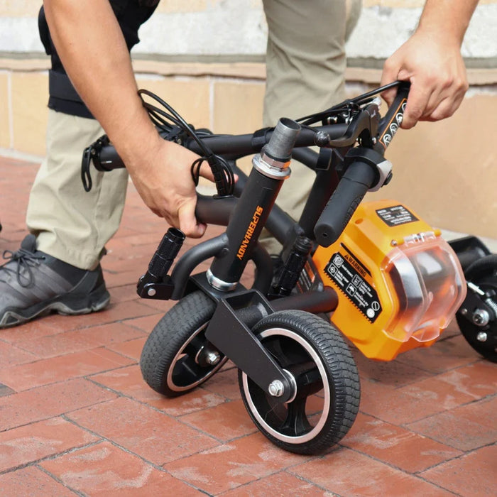 SuperHandy Passport Mobility Scooter - 48V 2Ah Battery, Lightweight (35 lbs), Foldable + Extra Battery