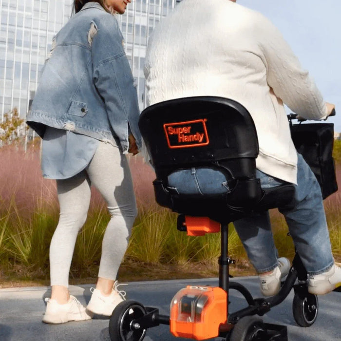 SuperHandy Passport Mobility Scooter - 48V 2Ah Battery, Lightweight (35 lbs), Foldable + Extra Battery