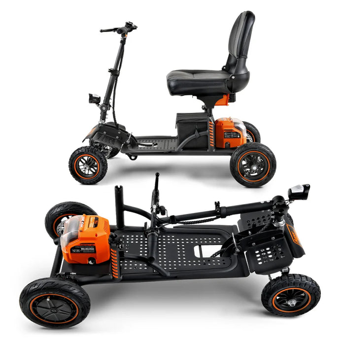 SuperHandy Explorer Mobility Scooter - Heavy-Duty Design, 48V 2Ah Battery, 350 lb Capacity