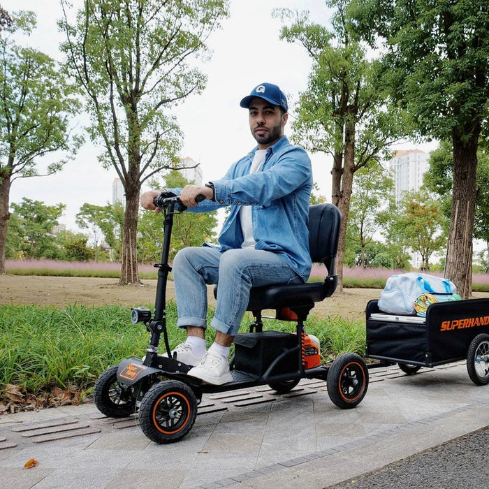 SuperHandy Explorer Mobility Scooter - Heavy-Duty Design, 48V 2Ah Battery, 350 lb Capacity