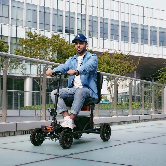 SuperHandy Explorer Mobility Scooter - Heavy-Duty Design, 48V 2Ah Battery, 350 lb Capacity